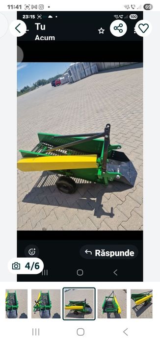 masina recoltat scos sapat cartofi ceapa usturoi 18-30 cp banda