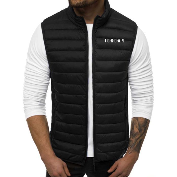 Мъжко яке без ръкави / елек, грейка JUST DO IT / AIR JORDAN - 5 ЦВЯТА!