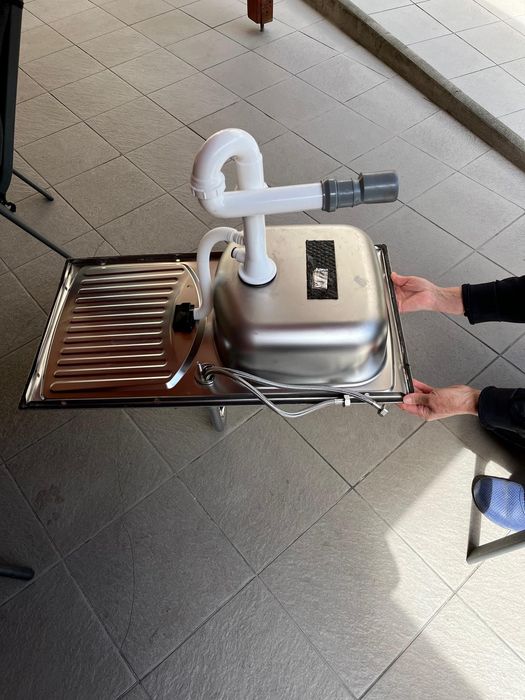 Chiuveta inox + baterie inox Remer Ramnicu Valcea • OLX.ro