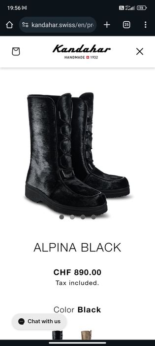 Cizme Kandahar Alpina noi mărime 6 1/2 negre