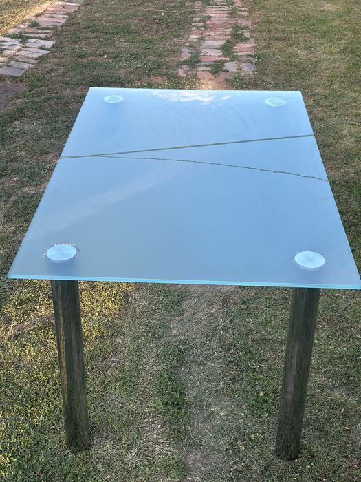 Masa  de sticla (6 persoane)