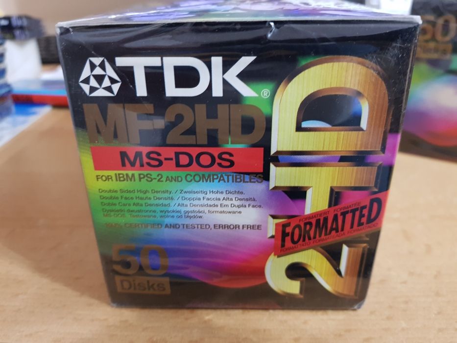 Dischete TDK sigilate