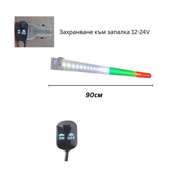 Диодна Led лента България 12V -24V / 60см и 90см два размера