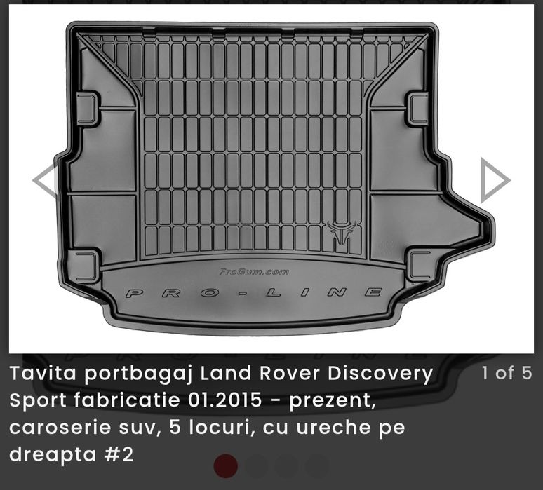Tavita portbagaj Land Rover Discovery