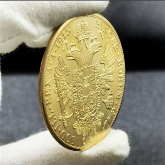 Monezi placate cu aur 24k ducat replica franz joseph 1915