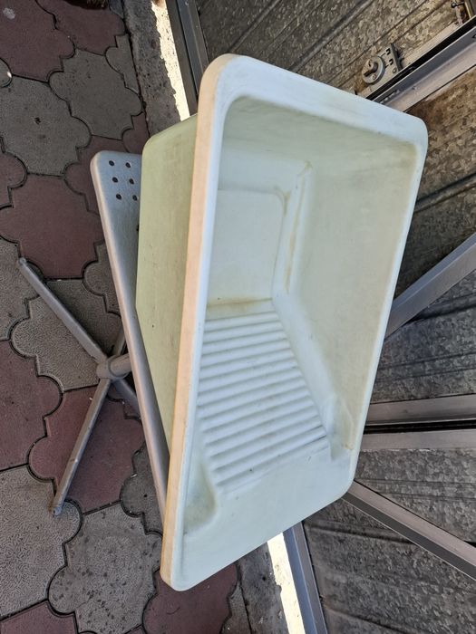 Тазик со стиральной доской советский