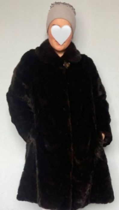 Шуба норковая модель  трапеция теплая