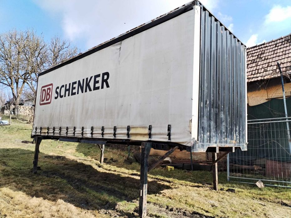 Duba tego 9,3m, garaj, depozitare container BDF izoterm 7,2 m ,prelata