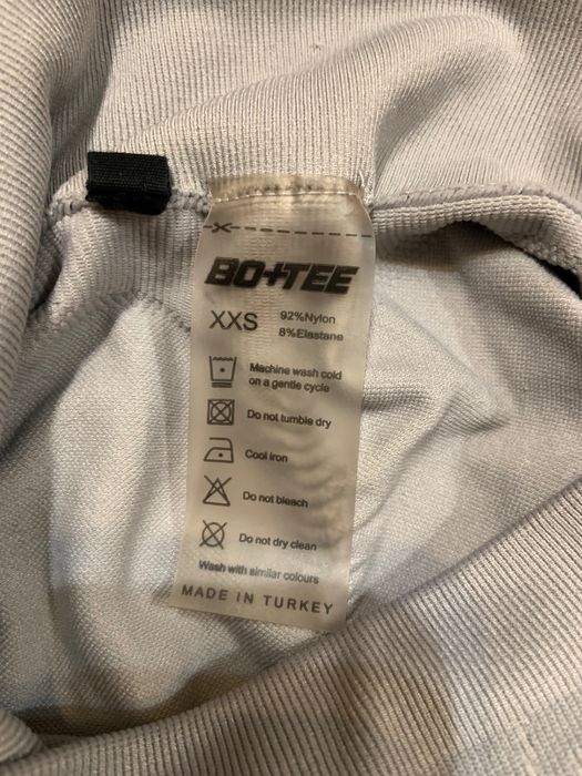 BO+TEE Спортни шорти – Светлосиви, Обтягиващи