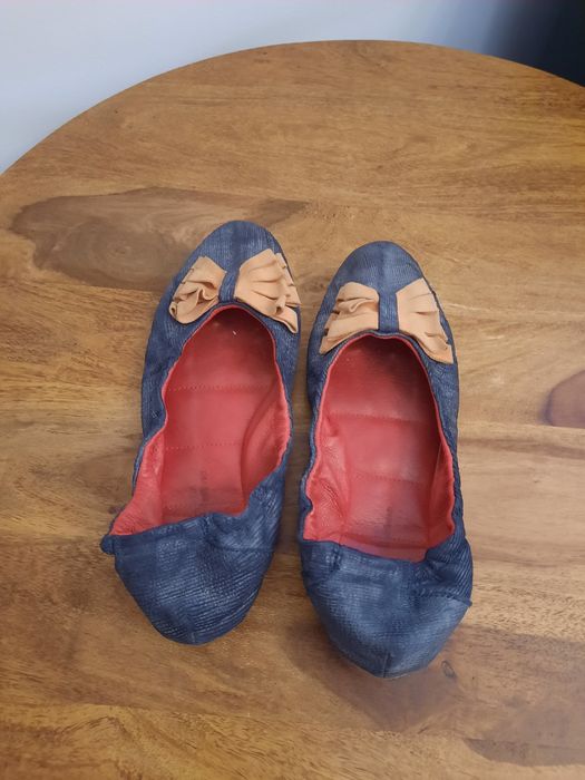 Balerini din piele moale