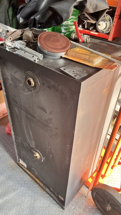 Камина на дърва с водна риза, помпа, юпиес и други части