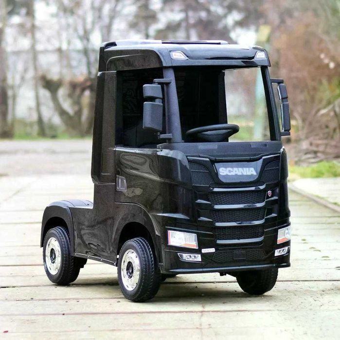 Camion electric pt. copii SCANIA R-SERIES 4x45W 12V 14Ah #black
