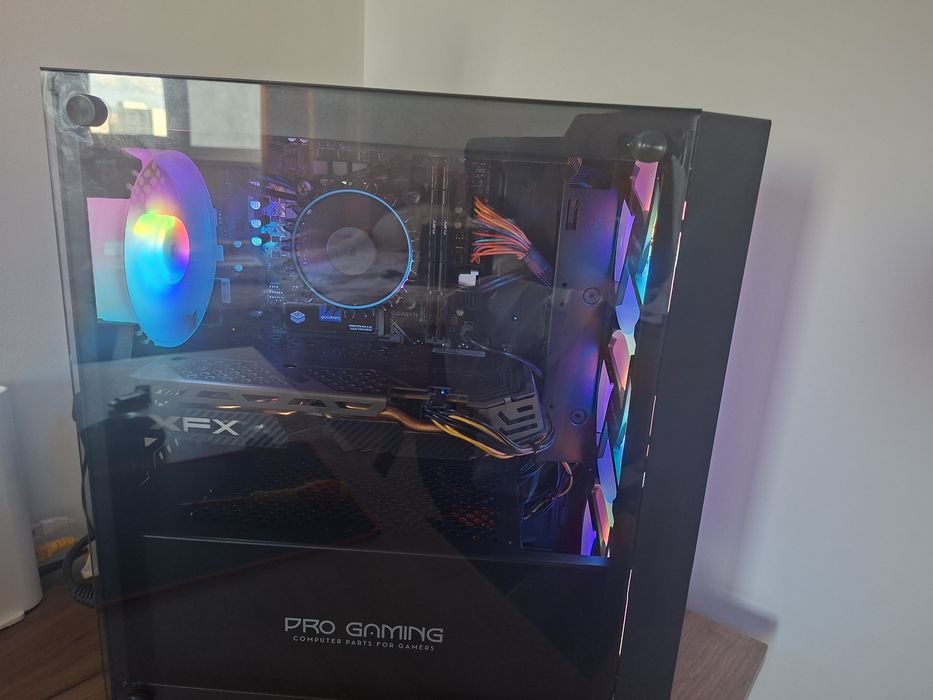Pc gaming I5 12400F, 16Gb ddr4, Video Rx 580 8 Gb 256 biti, 2xm2 256gb, 1Tb HDD
