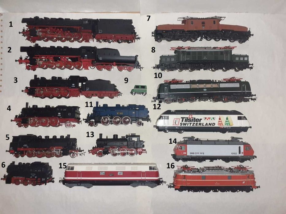 Locomotive scara HO trenulet electric