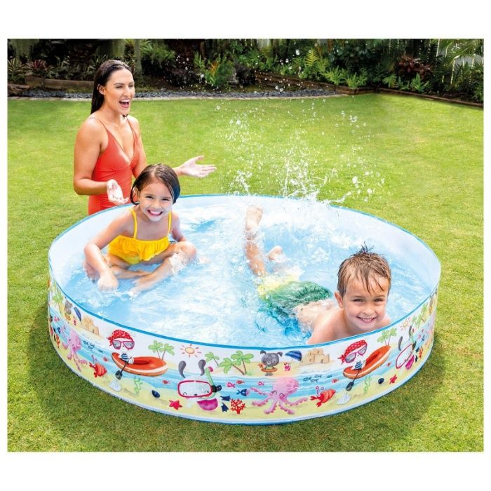 Бассейн 152 х 25 см, жёсткий борт