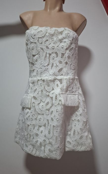 Rochie scurtă albă