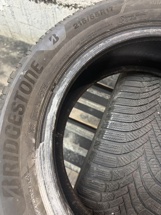 215/55/17 зимни гуми Bridgestone 2бр DOT (2025)