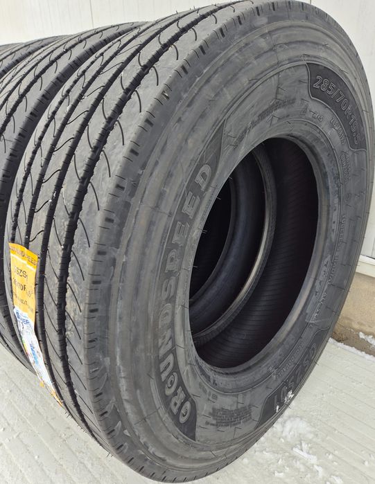 285/70 R19.5, 146L, GROUNDSPEED 16 PR, Anvelope directie M+S PROMOTIE