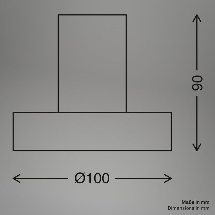 Lampă de noptieră retro cu întrerupător prin cablu, soclu E27 Briloner
