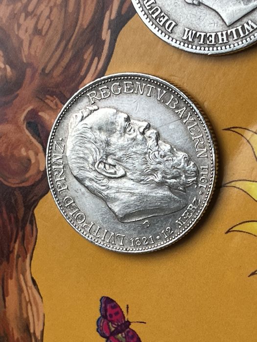 Lot top 3 monede x 2 Marci (Zwei Mark) Imperiul German – Argint 0.900