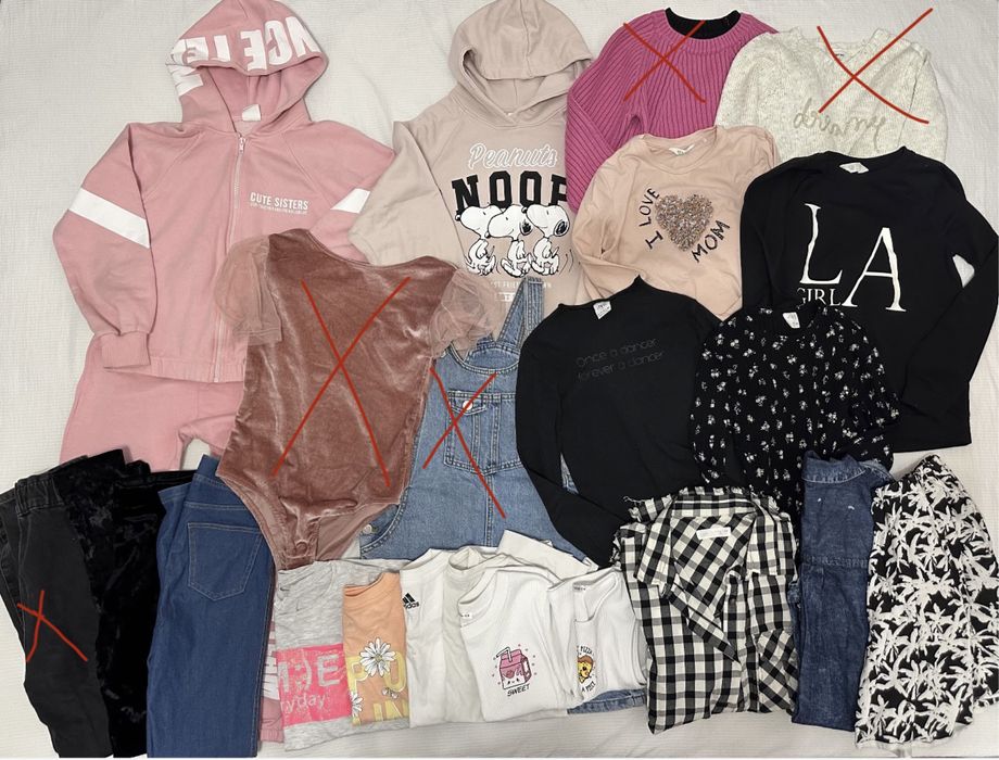 Одежда на девочку на возраст 10-12 лет (рост 146-152). Все за 450 000