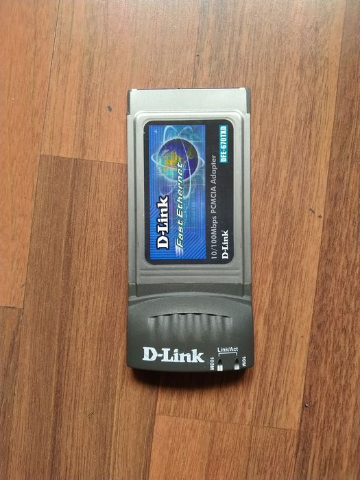 Vând adaptor D-LINK ,PCMCIA fast Ethernet