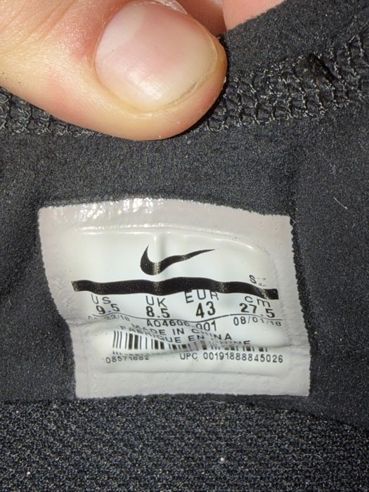 Nike Air Force 1 Low X Off-White Black 2018