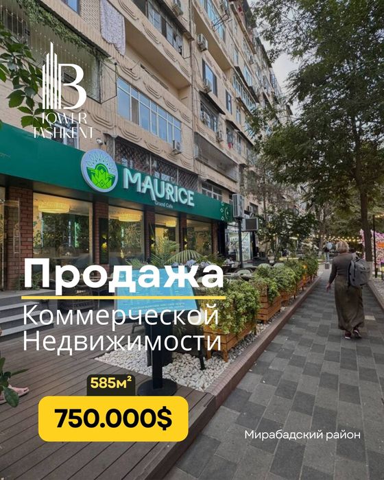 ПРОДАЁТСЯ Гостиница Россия фасад 15м 185м² + терраса 400м²