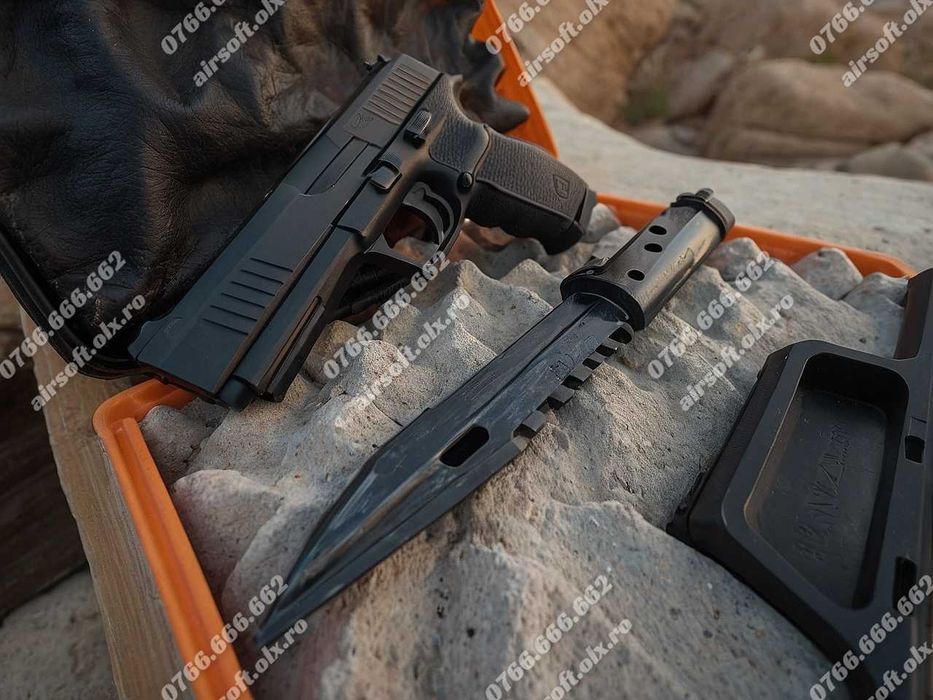 Pistol HDP 22 JOULI (Cu Bile De Cauciuc) CO2 + Bile,Capsule BONUS ~SET