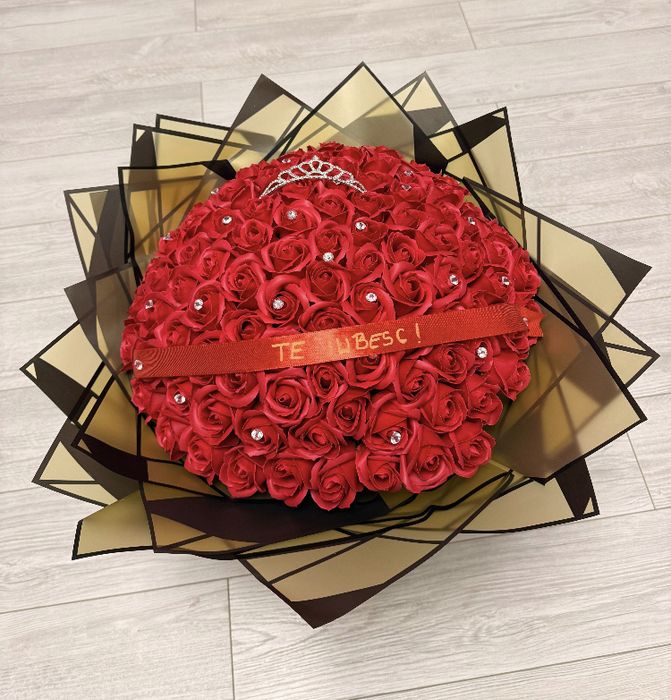 Buchet 101 trandafiri de sapun