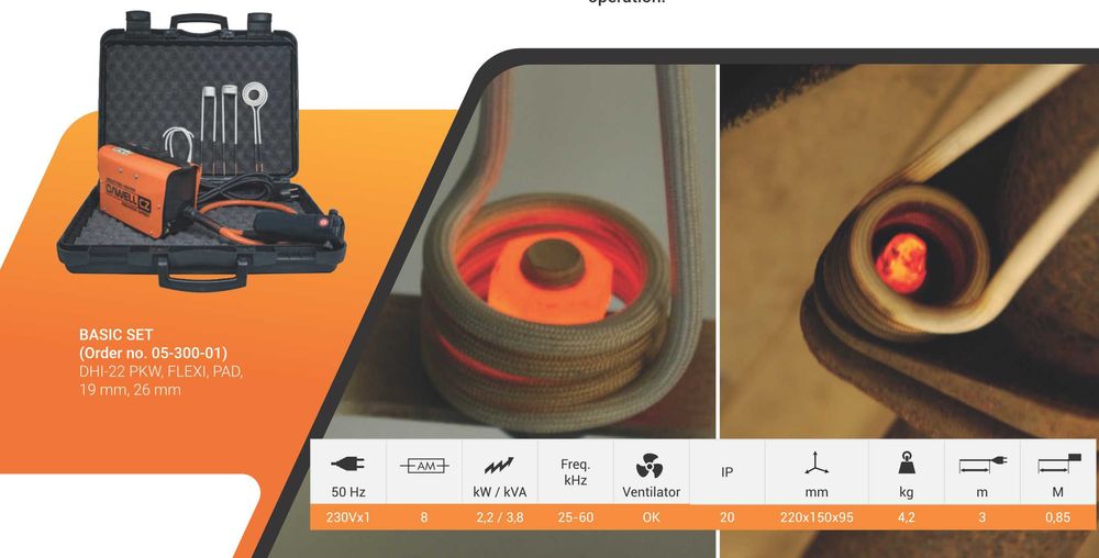 Индукционно нагряване, закаляване, Dawell