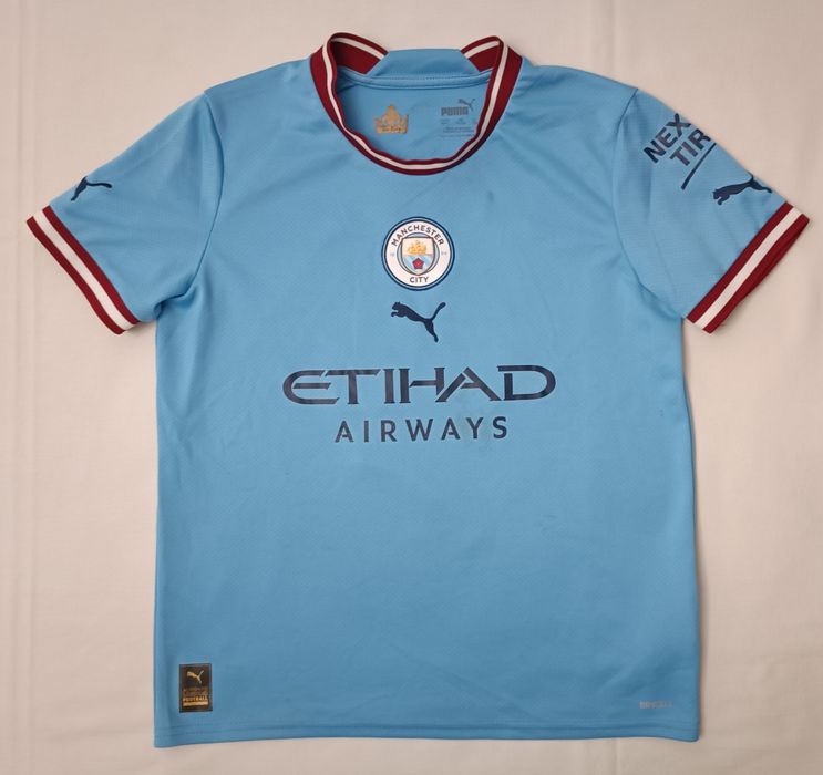 Puma Manchester City #9 Haaland Home Jersey тениска ръст 137-147см