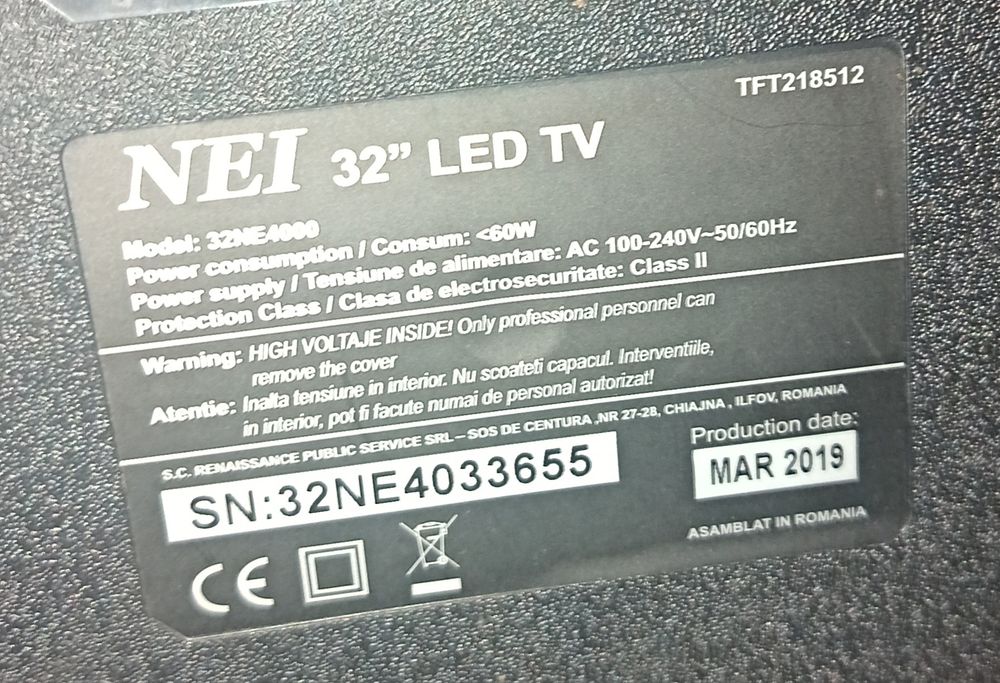 Televizor NEI led
