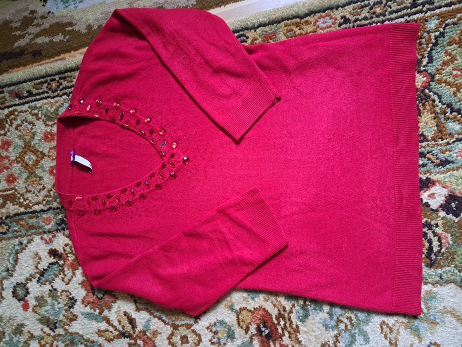 Pulover damă cu mânecă trei sferturi,  ( 38/ 40)