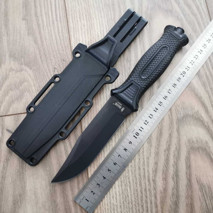 Тактически Ловен нож с полимерна кания BGOK 2958A BLACK