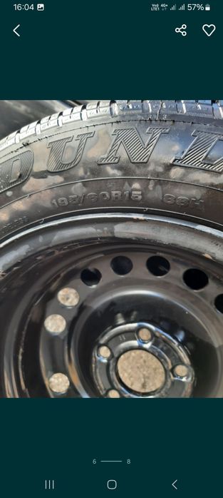 Janta Tabla Opel 5×112  ET49  cu cauciuc Dunlop 195/60/R15