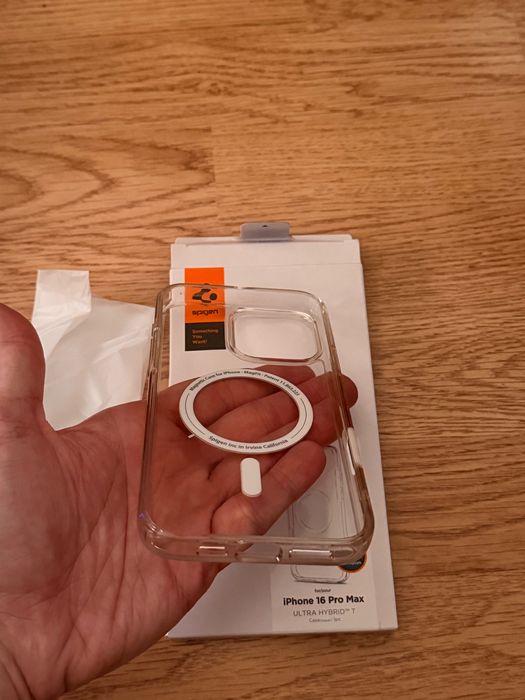 Vand husa Spigen Clear Case Ultra hybrid ''T'' Iphone 16 Pro Max