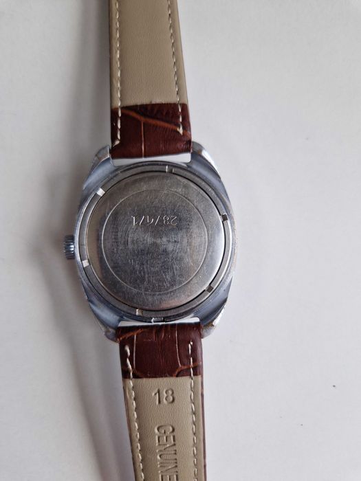 SLAVA, cal. 2428, ръчно нав-е, made in USSR, каса – 37мм