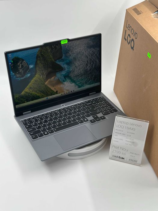 Lenovo LOQ 15IAX9 I5-12450HX 16GB RAM 512GB SSD RTX4050 6GB Garantie 24 Luni CashBox