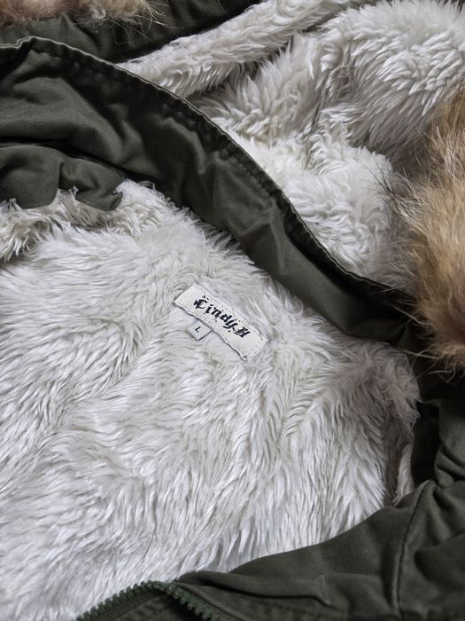 Тъмно зелено яке - размер L