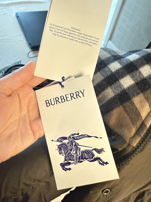 Новый мужской пуховик Burberry (оригинал)