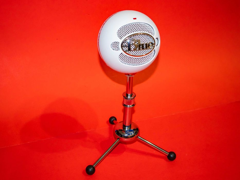 Logitech Blue Snowball бял USB кондензаторен микрофон запис стрийминг