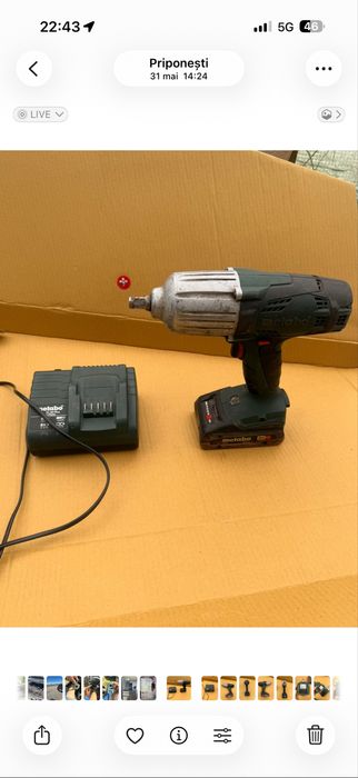 Pistol impact Metabo