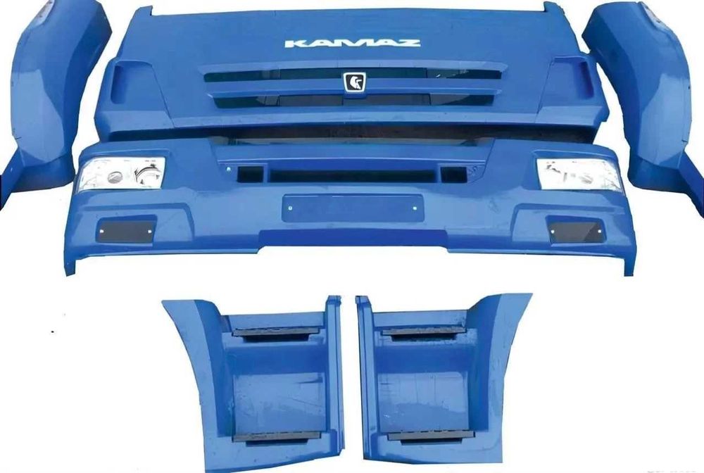Обвес КАМАЗ-65115 пластик СИНИЙ (рестайлинг), НОВЫЙ , Кабина КАМАЗ