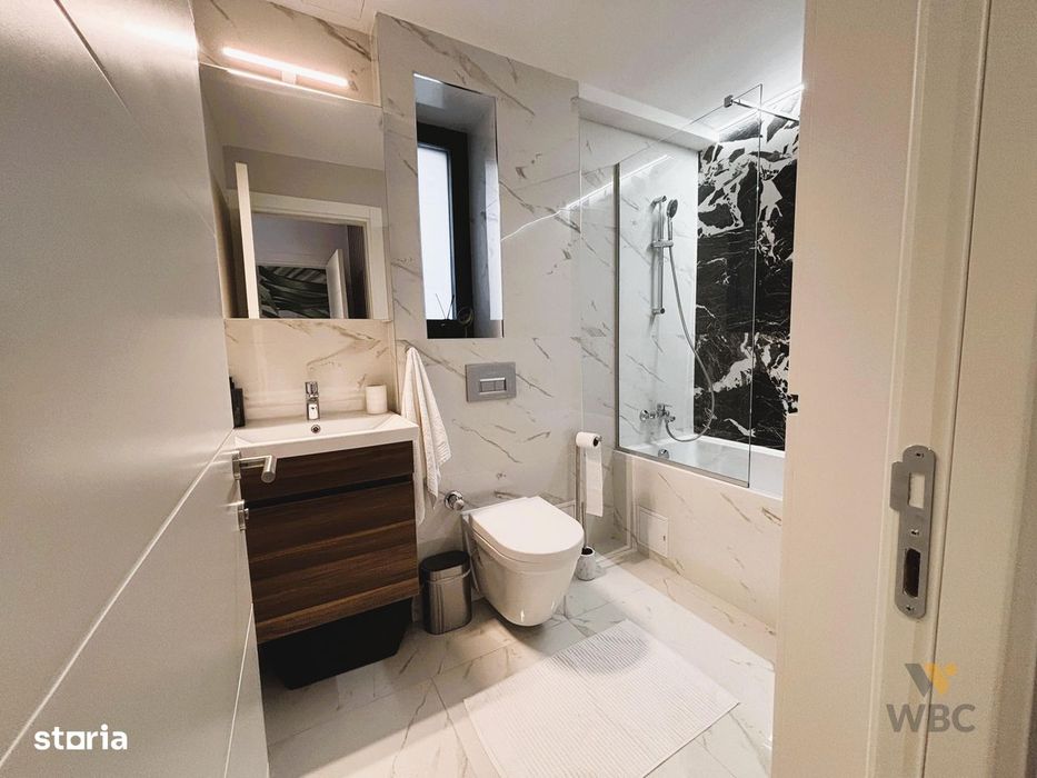 Apartament 3 camere cu Gradina proprie, Mobilat premium, Parcare, BRUT