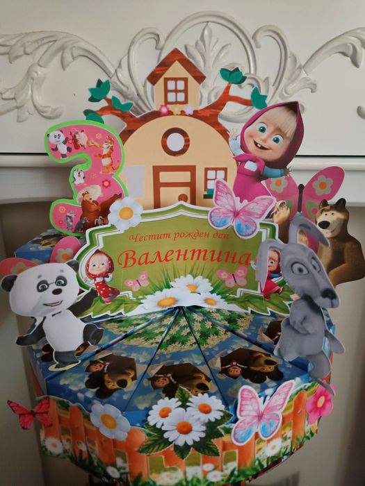 Изработка на картонени торти