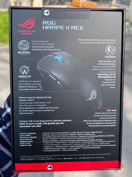 Asus rog harpe ace 2 Беспроводная мышка/мышь