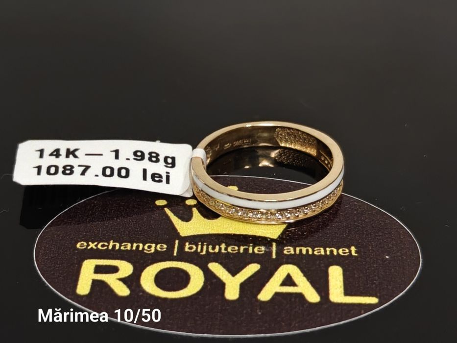 Bijuteria Royal: Inel aur 14k/1.98 gr
