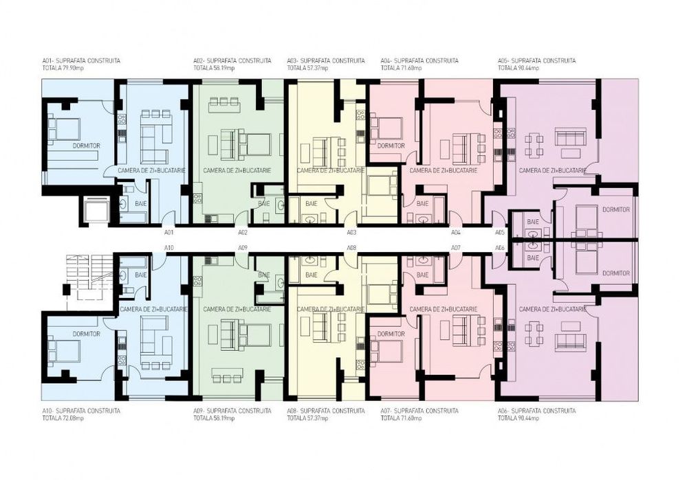 Proiect rezidential S+P+4 la vanzare | 1.782 mp teren