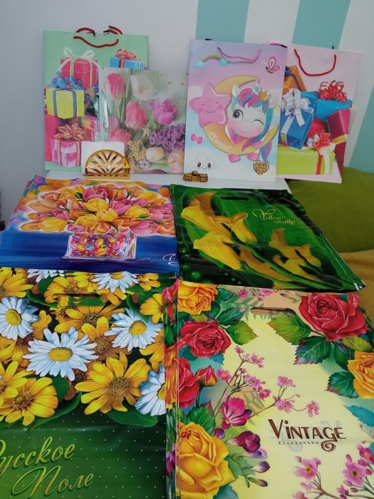 Красивые подарочные пакеты на любое мероприятие